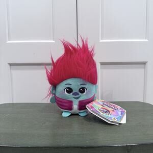 New Dreamworks Trolls Hairmony Mixers Floyd Red Plush Toy